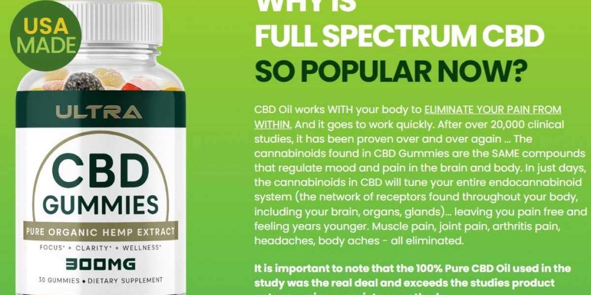 Ultra CBD Gummies - Pain Relief Results, Benefits, Uses, Customer Reviews?