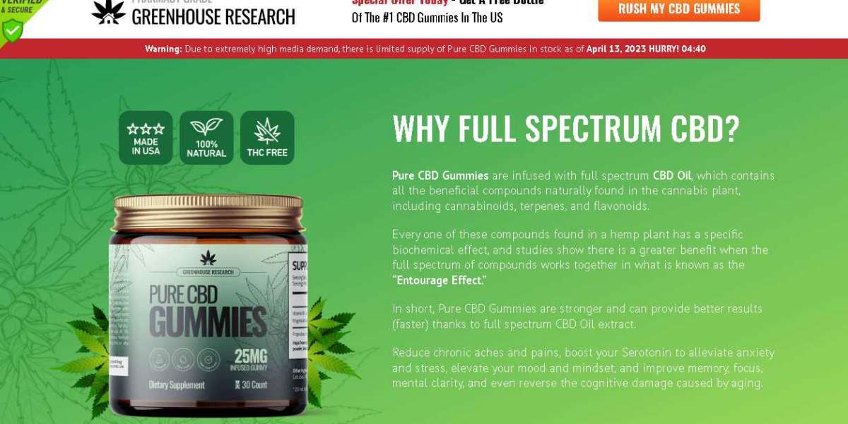 Pure CBD Gummies (Review) Alleviates Anxiety & Depression! Up to 90% OFF