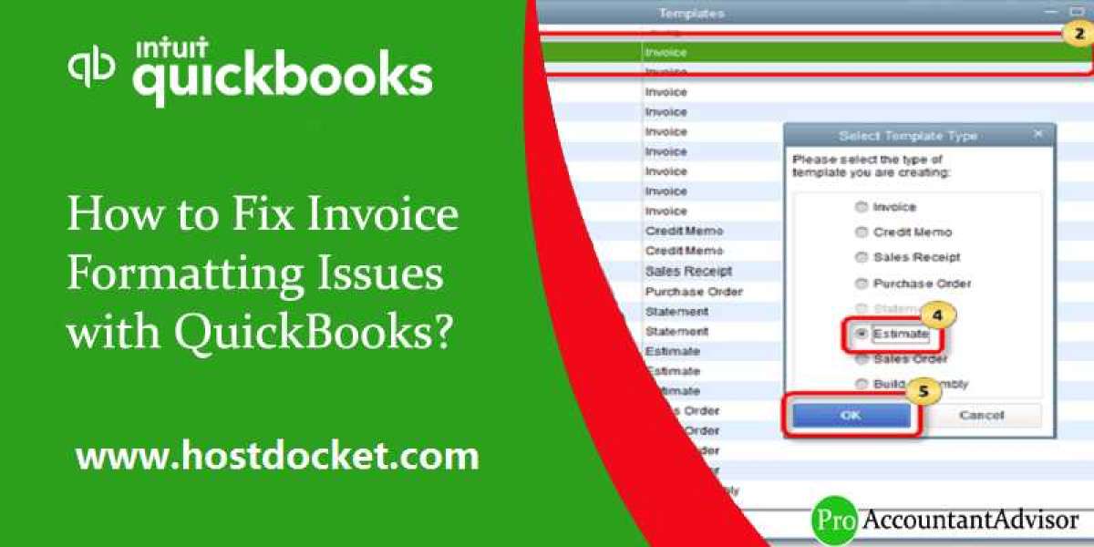 How to fix invoice formatting issues with QuickBooks?