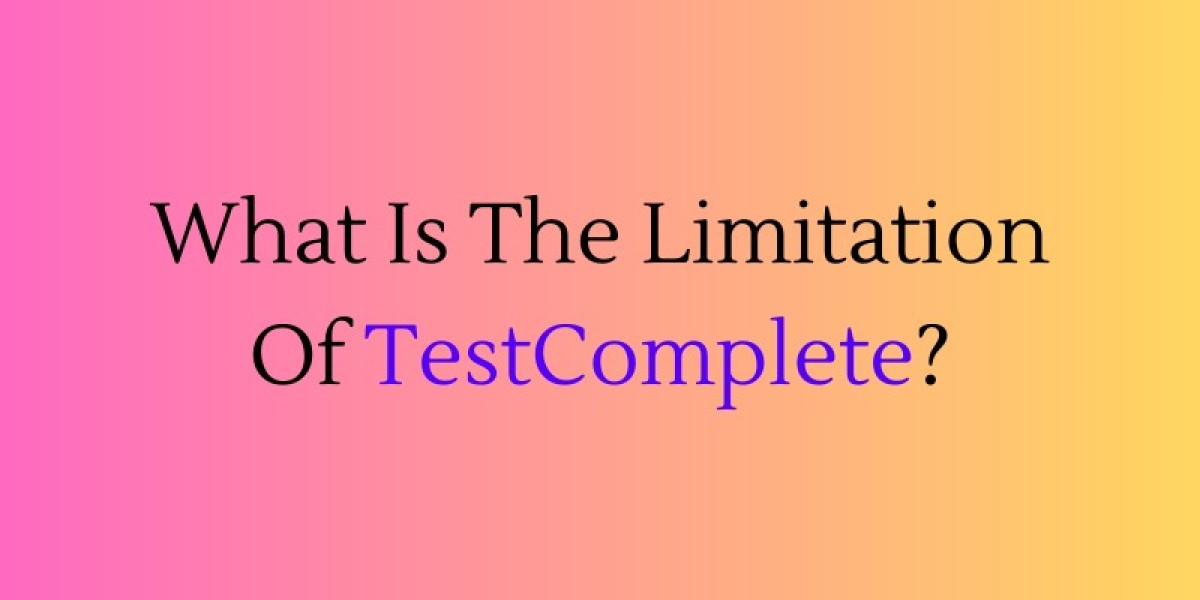 What Is The Limitation Of TestComplete?