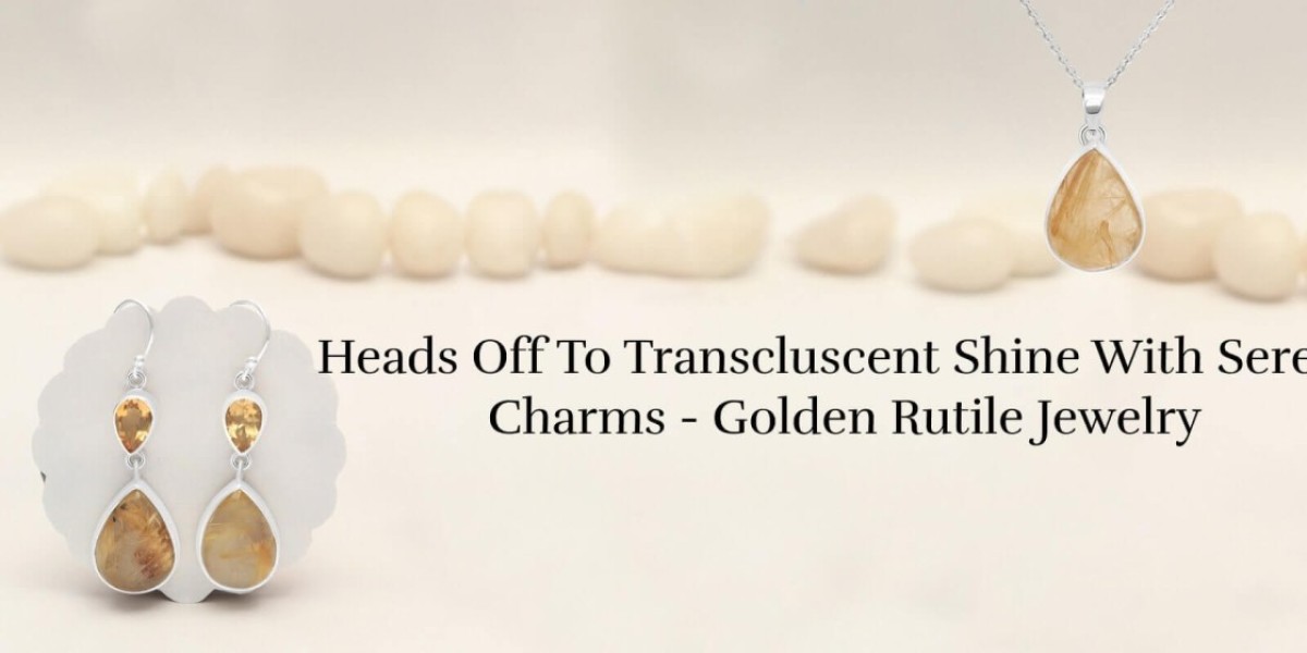 Radiant Charms: Captivating Golden Rutile Jewelry for Alluring Style