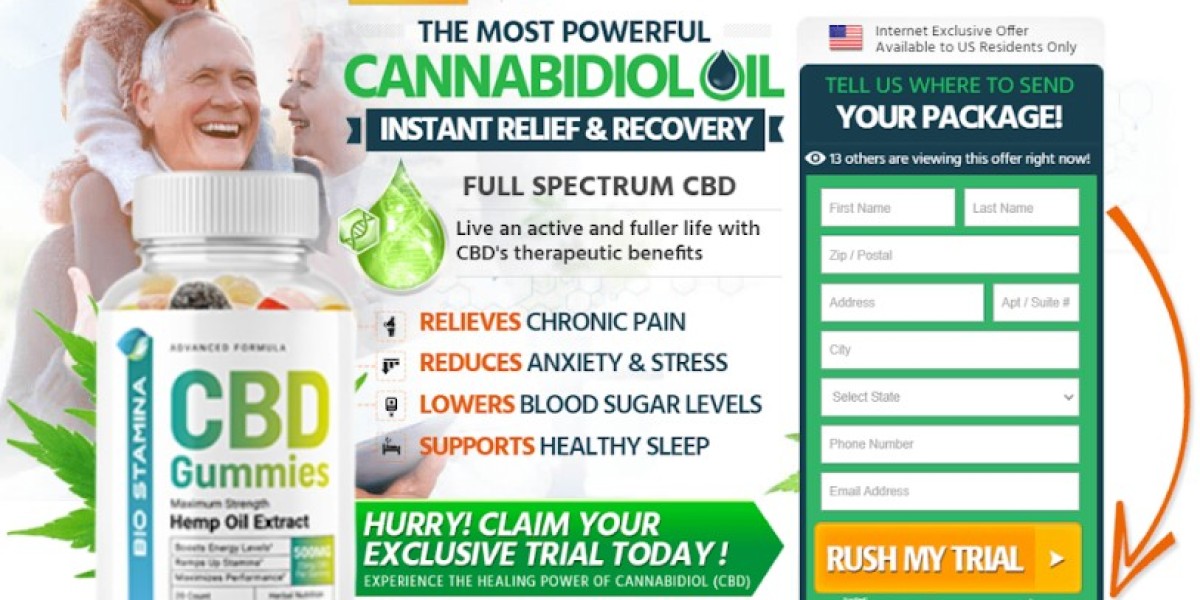 Bio Stamina CBD Gummies (Review) Promotes Healthy Sleep & Relieves Chronic Pain