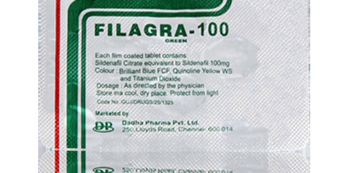 Filagra Green 100mg Tablet - A Potent ED Solution with Sildenafil Citrate 100mg