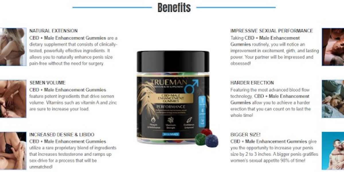 Trueman CBD Male Enhancement Gummies CANADA- Maximize Power, Stamina & Erections [Official]