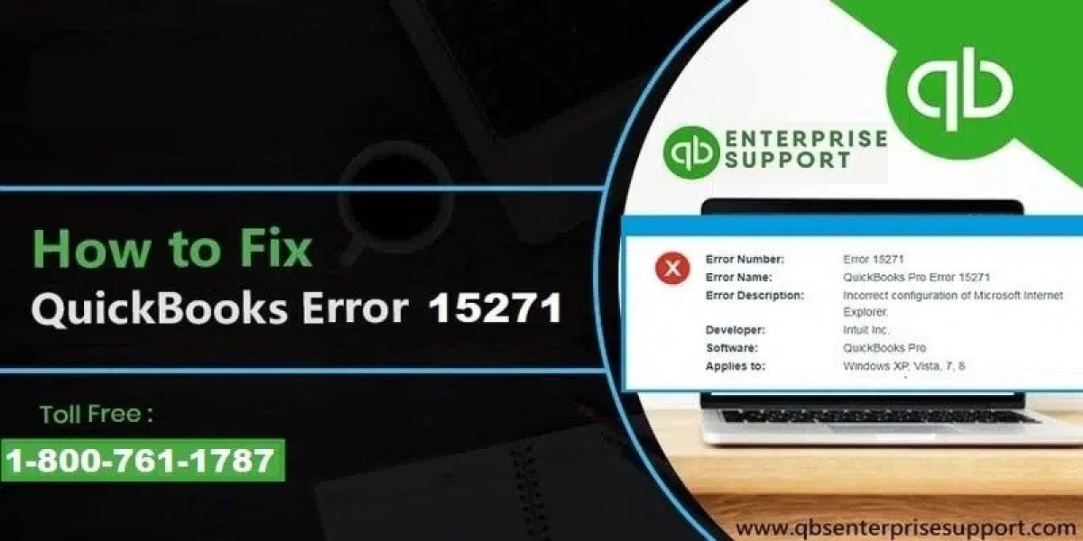 How to Deal With QuickBooks Error Code 15271?