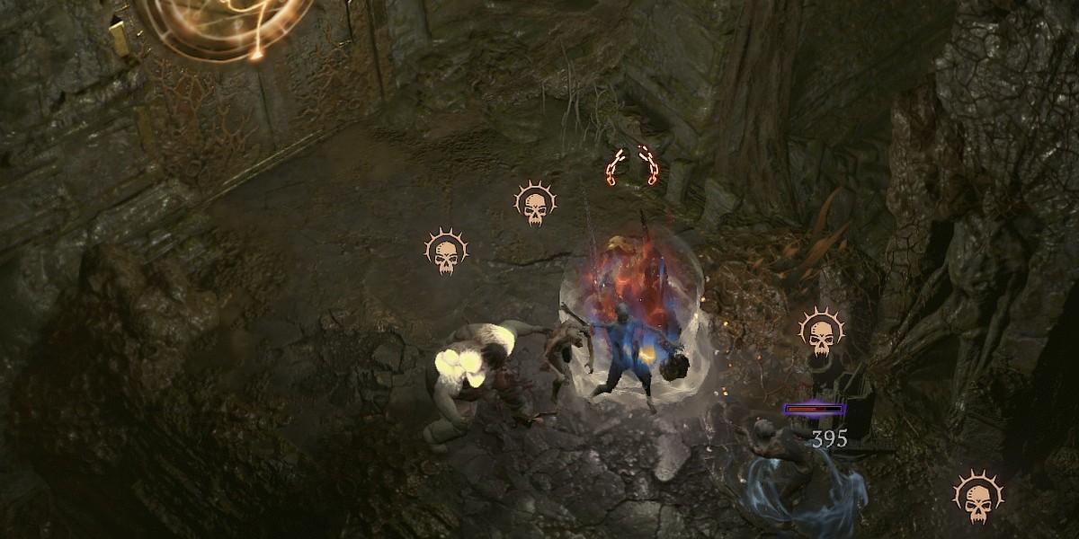 A character in Diablo Immortal become expected to fee around
