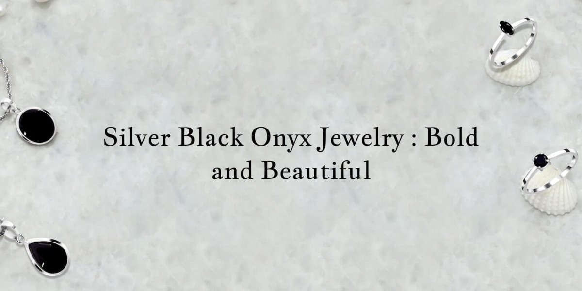Signature Statements: Unique Silver Black Onyx Jewelry for Distinctive Looks