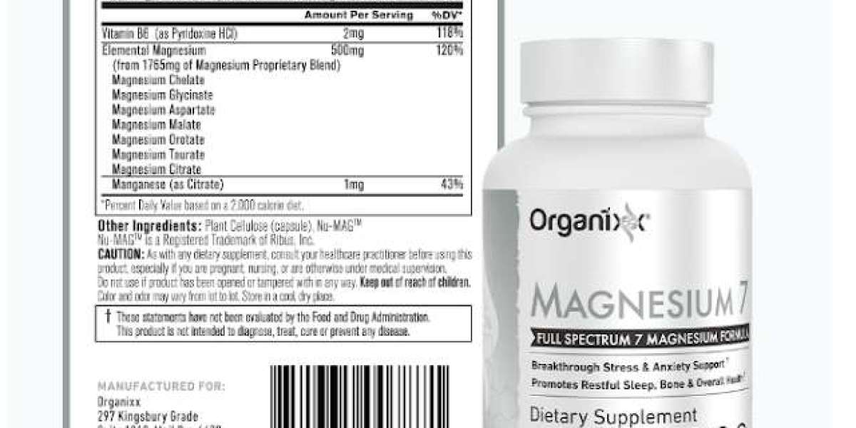 Organixx Magnesium 7: Doctor Formulated, Full Spectrum MagnesiumFormula