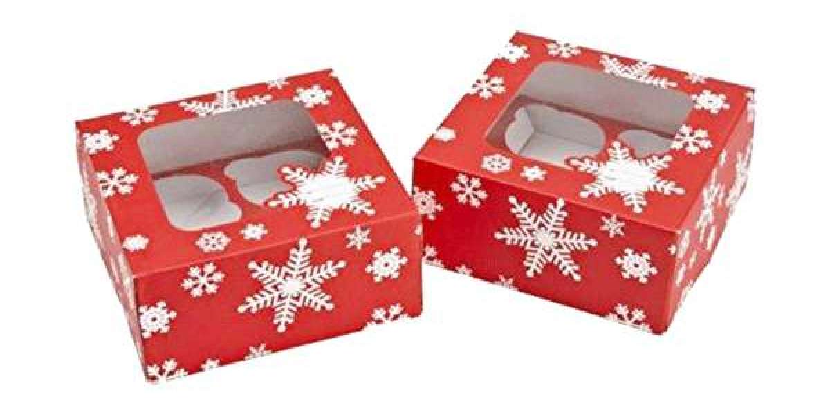 Treat Boxes For Food And Drink By Post  Christmas Cupcakes Box Gift Ideas