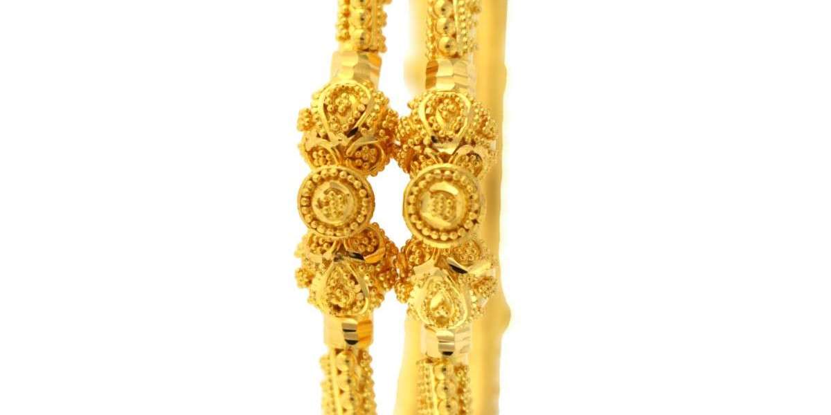 "Adorned in Tradition: The Timeless Elegance of Indian Gold Bangles"