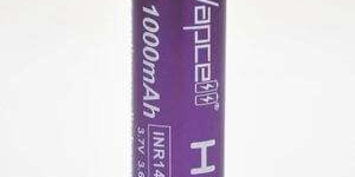 VAPCELL H10 14500 PURPLE/WHITE 10A BUTTON TOP 1000MAH BATTERY: Powering Your Devices Safely