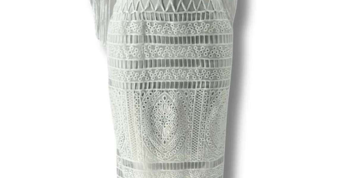 Embrace Effortless Elegance with a White Crochet Caftan with Fringes