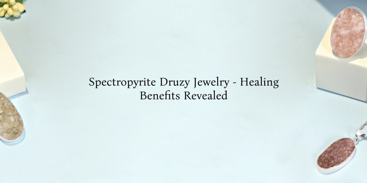 Spectropyrite Druzy Jewelry - Benefits & Its Healing Properties