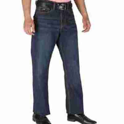 Forge Fr Men's Blue Faded Cross Hatch Jeans Profile Picture