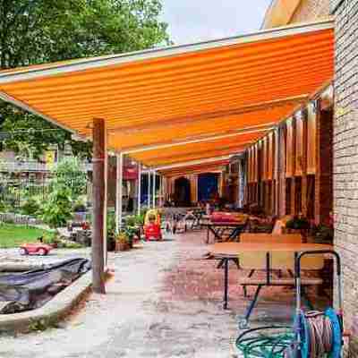 Motorized Pergolino Posted Retractable Awning Profile Picture