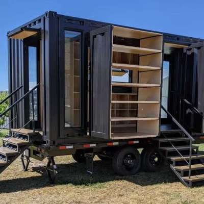 Custom 20ft Shipping Shopping Container on Wheels Profile Picture